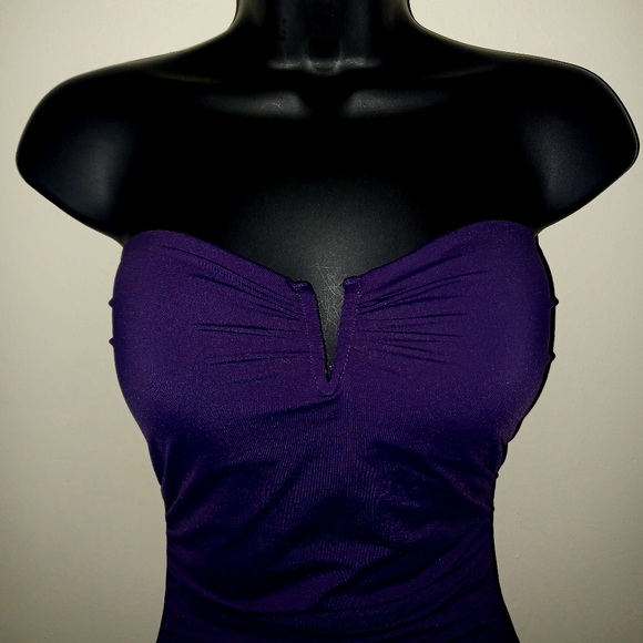 Tommy Bahama Dark Purple Swimsuit - Picture 3 of 6